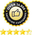 over 26,000 satisfied customers