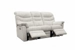 G Plan Ledbury Three Seater Double Power Headrest & Lumber Recliner Sofa