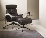 Stressless Tokyo Recliner Chair With Adjustable Headrest & Footstool