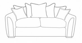Buoyant Utopia 3 Seat Sofa Pillow Back