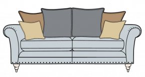 Alstons Cleveland 3 Seater Sofa (Pillow Back)