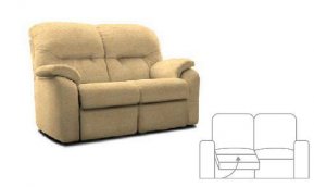G Plan Mistral Two Seat LHF Manual Recliner (left hand facing half of sofa reclines only)
