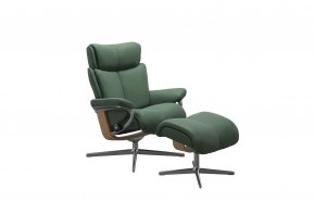 Stressless Magic Medium Recliner Chair & Footstool (Cross Base)