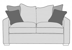 Buoyant Chicago 2 Seater Sofa Pillow Back