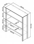 Bentley Designs Bergen Oak Wide Top Unit [8101-22-1]