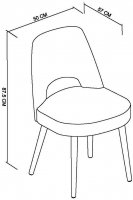 Bentley Designs Vintage Weathered Oak Upholstered Chair - Old West Vintage (Pair) [9135-09U-OWV]