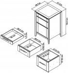 Bentley Designs Bergen Oak Filing Cabinet [8101-68]