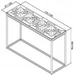 Bentley Designs Indus Console Table [2003-19]