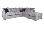 Buoyant Chicago Large Corner Sofa Pillow Back With Large Footstool (LH2, RFC, FST)