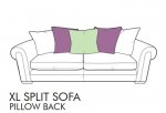 Whitemeadow Titan Extra Large Split Sofa (Pillow Back)