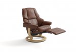 Stressless Reno Large Power Dual Motor Recliner Chair (Legs & Back)