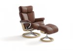 Stressless Magic Small Recliner Chair & Footstool (Signature Base)