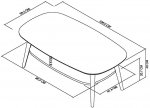 Bentley Designs Dansk Coffee Table With Shelf [9129-06]