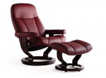Stressless Consul Small Recliner Chair & Footstool (Classic Base) 