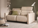 Stressless Emily Two Seater Sofa (Wood Arm)