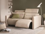 Stressless Emily Two Seater Double Power Recliner Sofa (Wood Arm)
