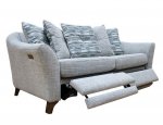 G Plan Hatton Three Seater Double Power Footrest Pillow Back Sofa 