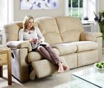 G Plan Chloe Three Seater LHF Manual Recliner Sofa (left hand facing half of sofa reclines only)