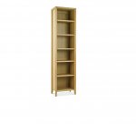 Bentley Designs Bergen Oak Narrow Bookcase [8101-26]