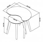 Bentley Designs Dansk Nest of Tables [9129-07]