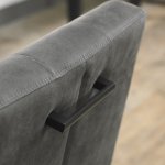 Bentley Designs Indus Cantilever Chair - Dark Grey Fabric (Pair) [2003-09UC-DGY]