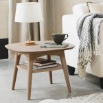 Bentley Designs Dansk Lamp Table With Shelf [9129-03]