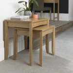 Bentley Designs Bergen Oak Nest of Lamp Tables [8101-07]