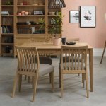 Bentley Designs Bergen Oak 4-6 Extension Table [8101-2]