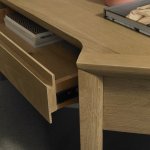 Bentley Designs Bergen Oak Corner Desk [8101-66]