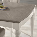 Bentley Designs Montreux Grey Washed Oak & Soft Grey 4-6 Extension Table [6290-2]