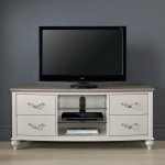 Bentley Designs Montreux Grey Washed Oak & Soft Grey Entertainment Unit [6290-25]