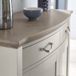 Bentley Designs Montreux Grey Washed Oak & Soft Grey Narrow Sideboard [6290-10]