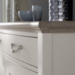 Bentley Designs Montreux Grey Washed Oak & Soft Grey Wide Sideboard [6290-15]