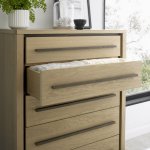 Bentley Designs Rimini Aged Oak & Weathered Oak 5 Drawer Chest [5701-75]