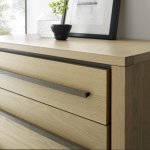 Bentley Designs Rimini Aged Oak & Weathered Oak 5 Drawer Chest [5701-75]