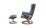 Stressless Paul Medium Recliner Chair & Footstool (Signature Base)
