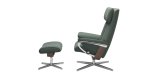 Stressless Paul Medium Recliner Chair & Footstool (Cross Base)