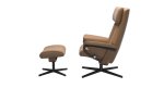 Stressless Paul Large Recliner Chair & Footstool (Cross Base)