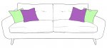 Whitemeadow Lisbon Extra Large Sofa