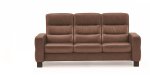 Stressless Wave High Back Three Seater Sofa (Wood Feet)