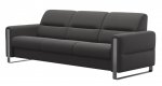 Stressless Fiona Three Seater Sofa (Steel Arm)