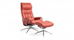Stressless London High Back Recliner Chair with Star Base & Footstool (High Base)