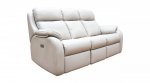 G Plan Kingsbury Three Seater Double Power Headrest & Lumber Recliner Sofa 