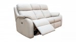 G Plan Kingsbury Three Seater Double Power Headrest & Lumber Recliner Sofa 