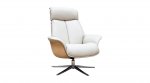 G Plan Lund Manual Recliner Chair & Stool (Full Veneered Side Only)