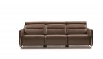 Stressless Emily Three Seater Double Power Recliner Sofa (Steel Arm)