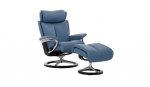 Stressless Magic Small Recliner Chair & Footstool (Signature Base)