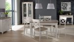 Bentley Designs Montreux Grey Washed Oak & Soft Grey 4-6 Extension Table [6290-2]