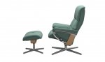 Stressless Mayfair Small Recliner Chair & Footstool (Cross Base)