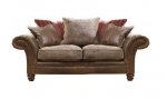 Alexander & James Hudson Two Seater Pillow Back Sofa  (Fabric Pack - Option 1)